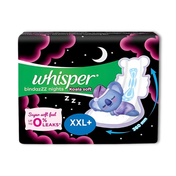 Whisper Koala Soft Bindazzz Nights XXL+ 10 Pads