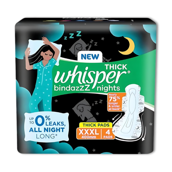 Whisper Koala Soft Bindazzz Nights XXXL 4 Pads