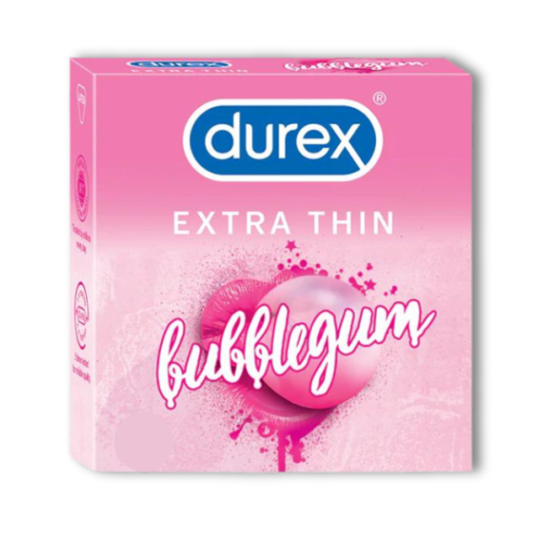Durex Extra Thin Bubblegum (Pack of 2)