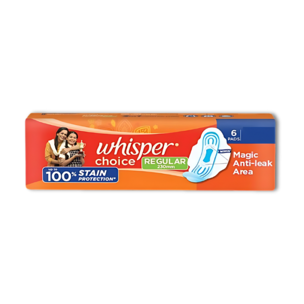 Whisper Choice Regular 230 mm 6 pads