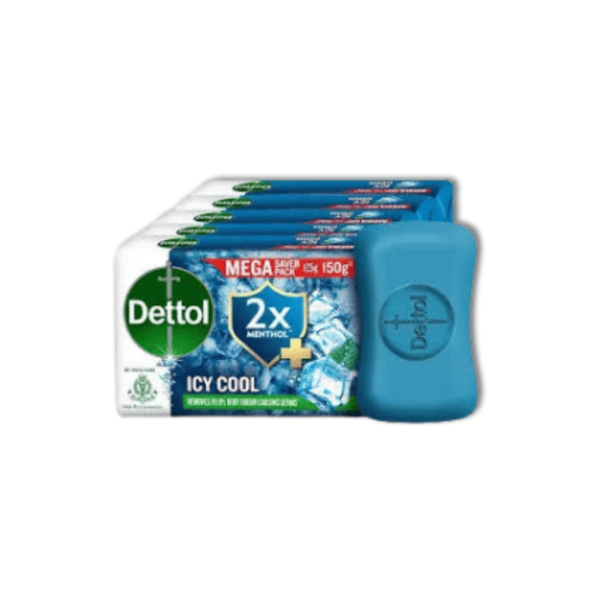 Dettol Icy Cool Soap 4 x 150 g